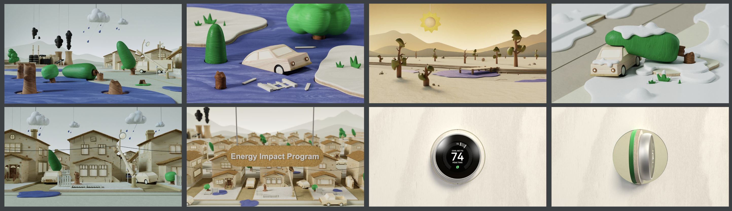 Google Nest Energy Impact Program Storyboards